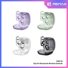 REMAX - OWS-15 Clip-On Bluetooth WIreless Earbuds - White