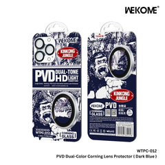 WEKOME - WTPC-012 KinKong Dual-Color Camera Lens Protector - iPhone 17 Pro / 17 Pro Max ( Dark Blue )