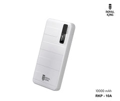 ROYAL KING - RKP-10A 10000mAh Super King II Series Power Bank ( 2A ) - White