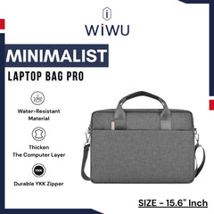 WIWU - Minimalist Laptop Bag Pro (15.6") - Grey