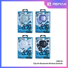 REMAX - OWS-15 Clip-On Bluetooth WIreless Earbuds - White