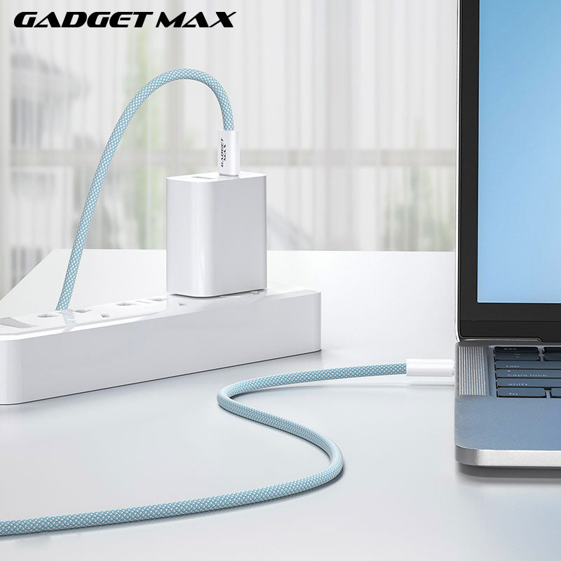 GADGET MAX GX15 FAST CHARGING TYPE-C TO TYPE-C CHARGING DATA CABLE PD(60W) (1.2M) - ROSE GOLD