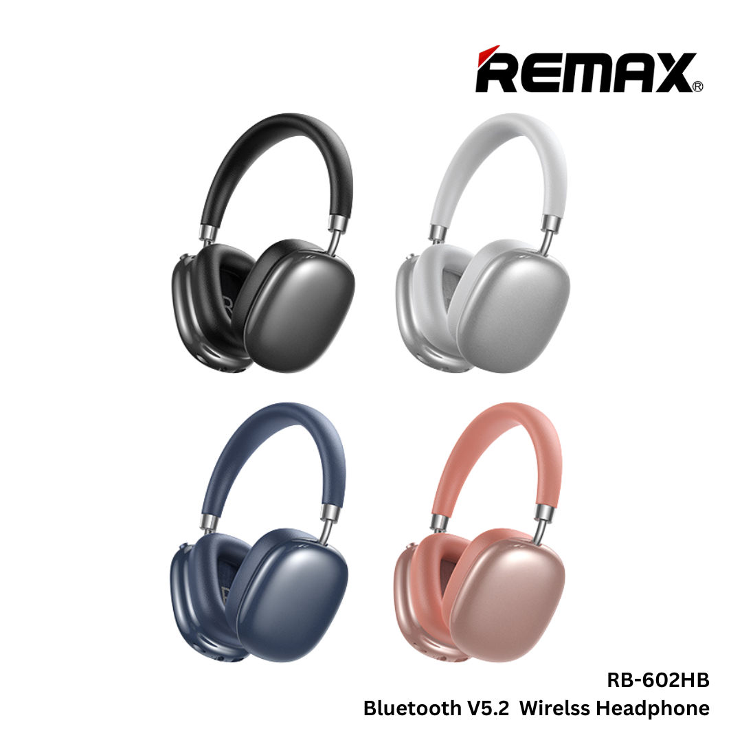 Remax RB-602HB Bluetooth V5.2 Wireless Headphone - Silver