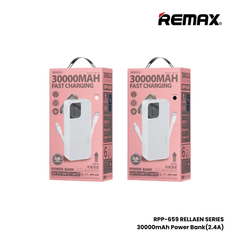 REMAX RPP-659 Rellaen Series 30000mAh Fast Charging Power Bank(2.4A) - Black