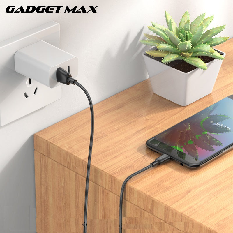 GADGET MAX GX01 MICRO 2.4A CHARGING DATA CABLE FOR MICRO (2.4A)(1M), Micro Cable, Data Cable, Charging Cable, Android Cable