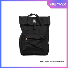 REMAX - 606 Digtal Double Backpack - Black