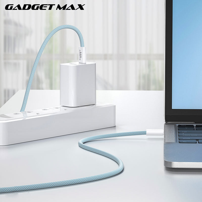 GADGET MAX GX15 FAST CHARGING TYPE-C TO TYPE-C CHARGING DATA CABLE PD(60W) (1.2M) -  PURPLE