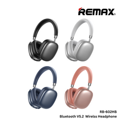 Remax RB-602HB Bluetooth V5.2 Wireless Headphone - Black