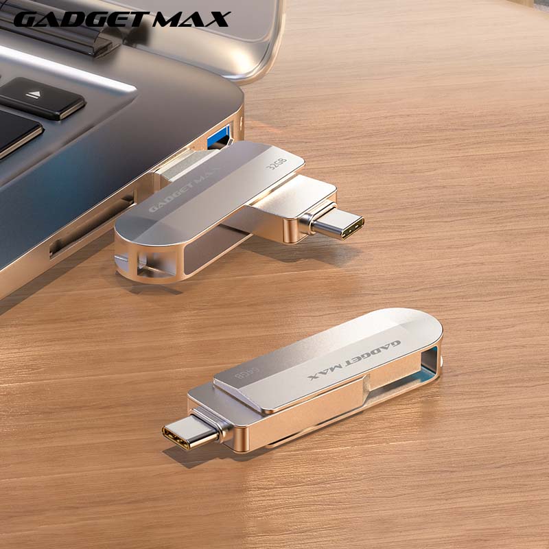 GADGET MAX GH04 (64GB) 2 IN 1 FLASH DRIVE HIGH SPEED USB3.0