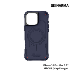 Skinarma iPhone 16 Pro Max 6.9" Mecha (Mag-Charge) Case - Navy Blue