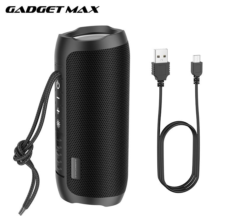 GADGET MAX GM04 TWS SPORTS WIRELESS SPEAKER SOUND BASS (V5.1) - BLACK