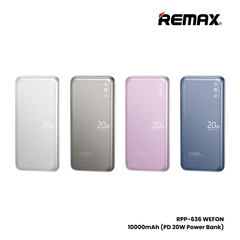 REMAX RPP-636 Wefon Series 10000mAh Fast Charging Ultra thin Power Bank(20W) - Purple