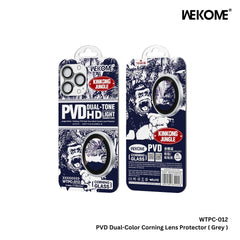 WEKOME - WTPC-012 KinKong Dual-Color Camera Lens Protector - iPhone 17 Pro / 17 Pro Max ( Grey )