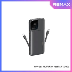 REMAX RPP-657 Rallaen Series 10000mAh Fast Charging Power Bank(2.4A) - Black