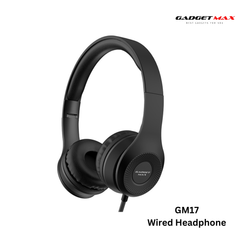 GADGET MAX - GM17 3.5mm Wired Headphone - Black