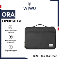 WIWU - Ora Laptop Sleeve (14") -Black