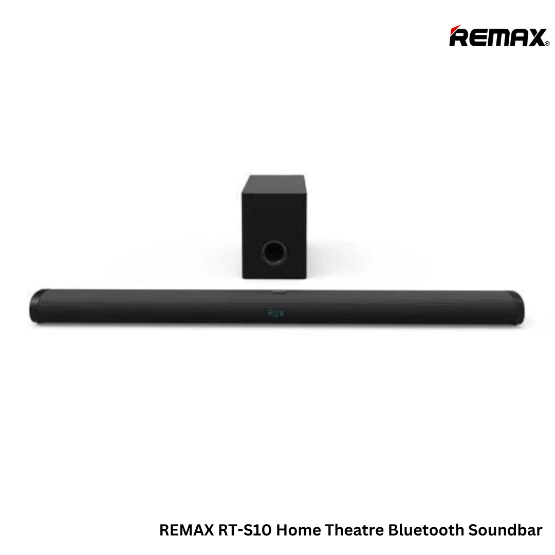 REMAX RT-S10 Home Theatre Bluetooth Soundbar With Subwoofer (200W)