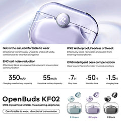 REMAX - KF02 OWS Clip-On Bluetooth Wireless Earbuds - Black