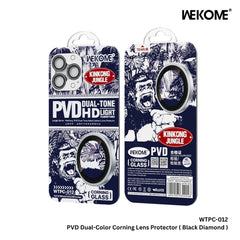 WEKOME - WTPC-012 KinKong Dual-Color Camera Lens Protector - iPhone 14 / 15 / 16 Pro / 16 Pro Max ( Dark Blue )