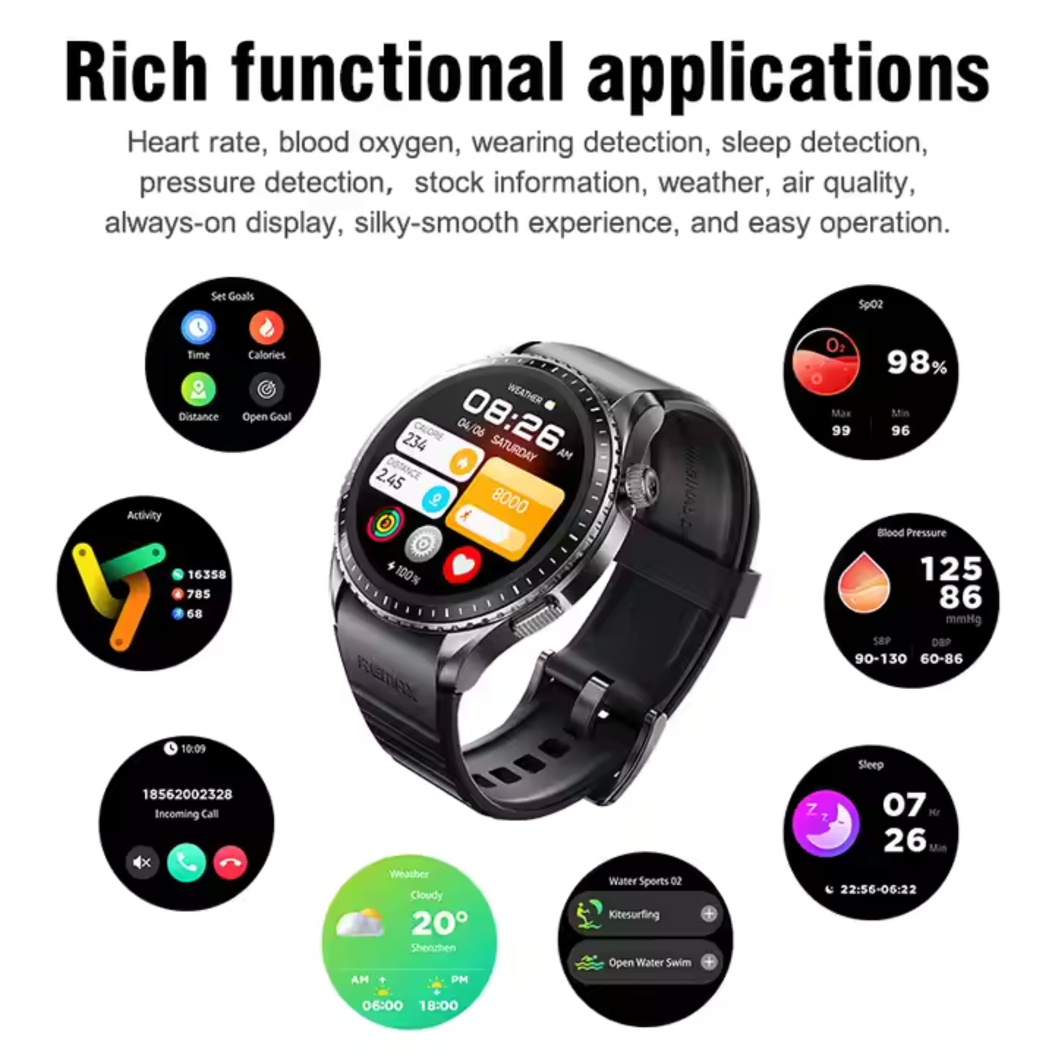REMAX - WATCH 23 Smart Watch - Silver