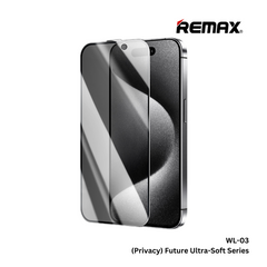 REMAX WL-03 iPhone 16 (Privacy) Future Ultra-Soft Series Tempered Glass