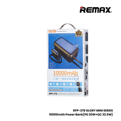 REMAX RPP-278 Glory mini Series PD+QC Fast Charging Power Bank(PD 20W+QC 22.5W) - White