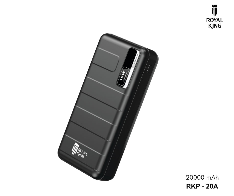 ROYAL KING - RKP-20A 20000mAh Super King II Series Power Bank ( 2A ) - Black