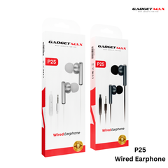 GADGET MAX - P25 3.5mm Wired Earphone - White