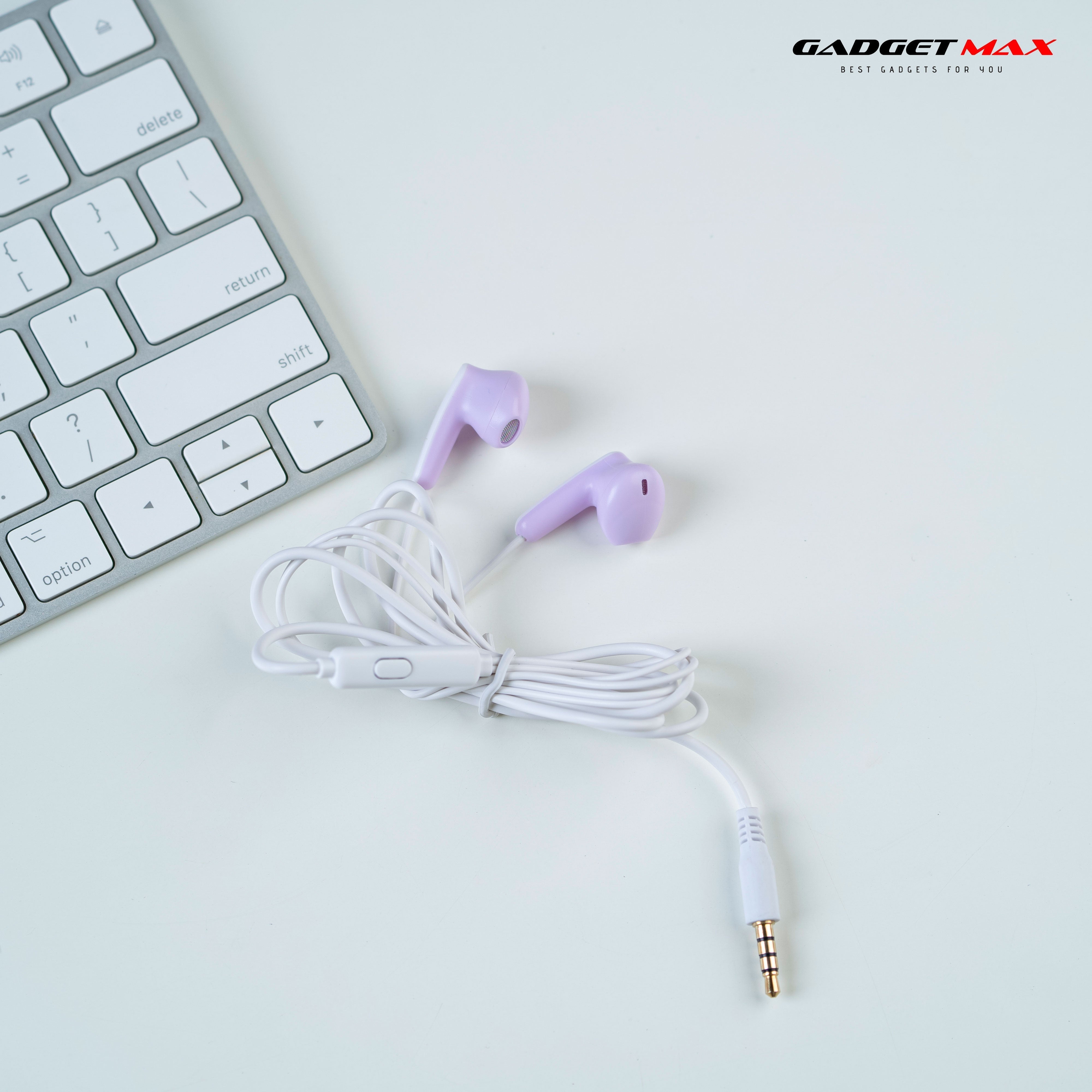 GADGET MAX GIGII-007 LUCKY SERIES  3.5MM Wired Earphone - GREEN