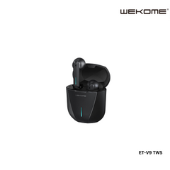 WK ET-V9 TWS (GAMING) EARBUDS (V5.0), TWS Earbuds, Gaming Earbuds, TWS Earbuds , Wireless Earbuds , TWS Earphones , Best Wireless Earbuds for iPhone , Android , Budget wireless earbuds