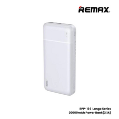 REMAX RPP-166 Lango Series 20000mAh Power Bank - White