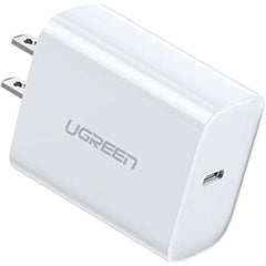 UGREEN CD238/137 IPhone 12 Charger, UGREEN 20W PD FAST CHARGER ONLY US, 20W PD, Fast Charger, Quick Charger ,Fast Charging/Wall Charger/Power Delivery/Power Adapter/type c to lightning