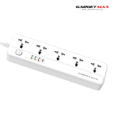 GADGET MAX---GMSC04 2500W PD+QC FAST CHARGING 5AC POWER SOCKET WITH 6.5 FEET CABLE LENGTH