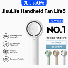 JisuLife - Handheld Fan Life 5 ( 2000mAh ) - White