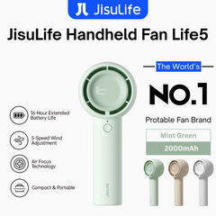 JisuLife - Handheld Fan Life 5 ( 2000mAh ) - Green