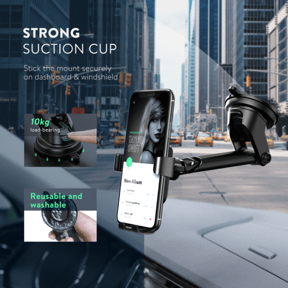 Ugreen Gravity Phone Holder with Suction Cup