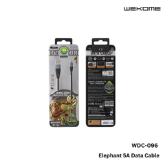 WK ELEPHANT 5A WDC-096A DATA CABLE FOR TYPE.C (1M ) - Black