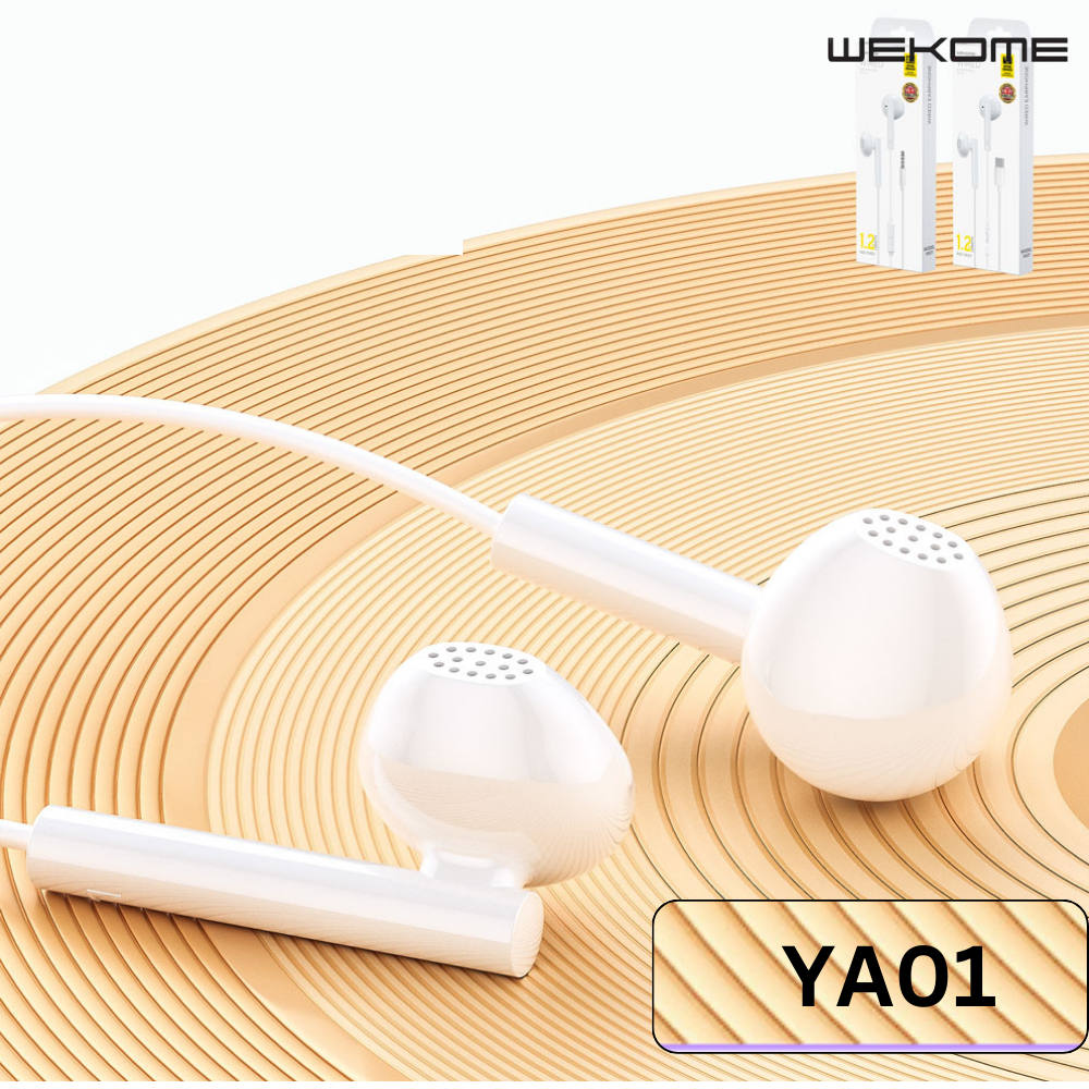 WEKOME YA01 3.5MM UPINE SERIES WIRED EARPHONE (1.2M), Quality Wired Earphone