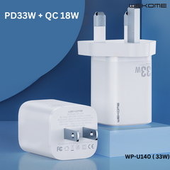 WK WP-U140 JINDIN SERIES 33W A+C FAST CHARGER (CN&US) (33W)