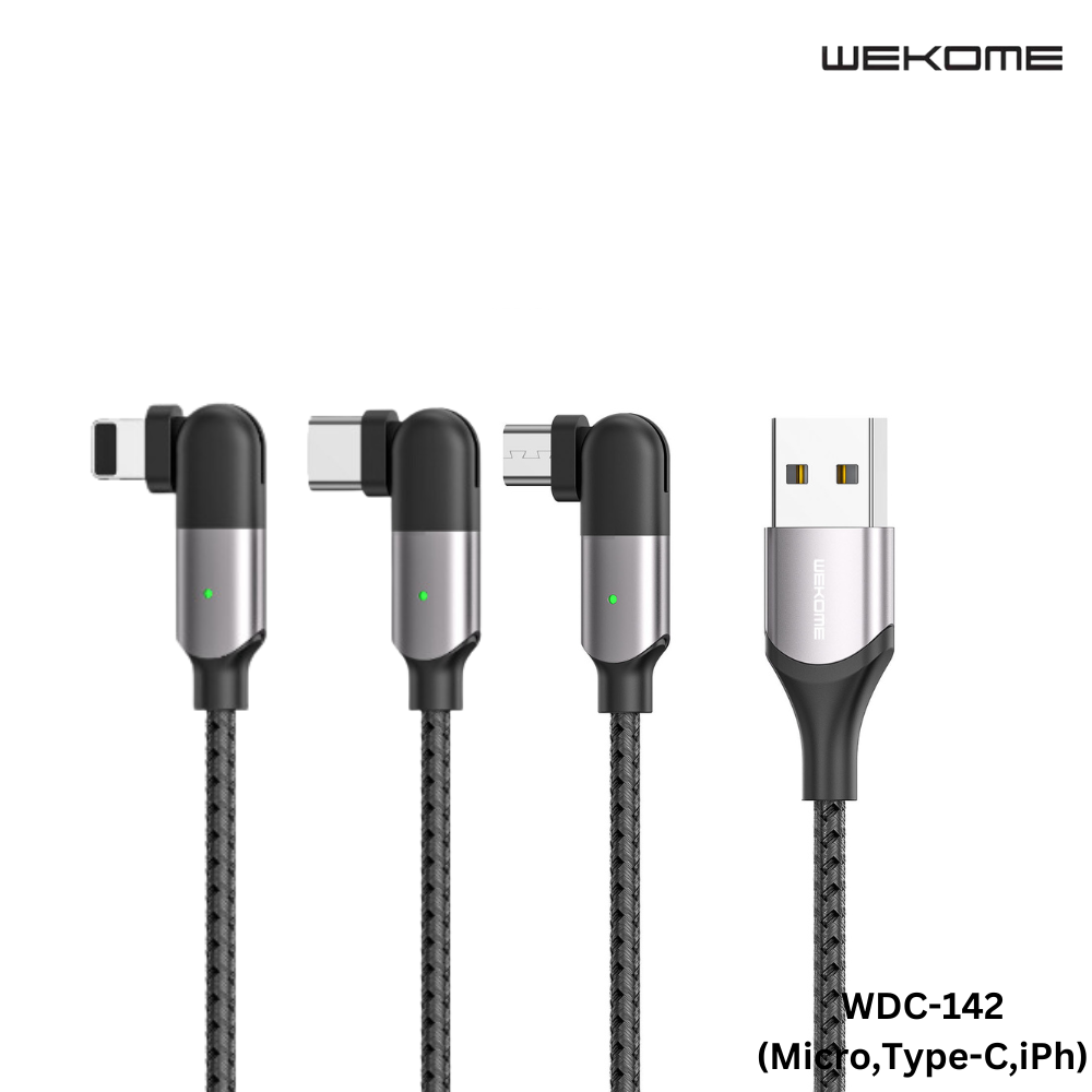 WK GAMING SERIES 3A REBULIC FO GAMES POWERFUL DOMINATORS 180 DEGREE ROTARY DATA CABLE FOR MICRO( WDC-142i)- iPhone Cable