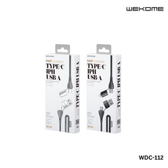 WEKOME 4 in 1 Cables (WDC-112) ALL IN ONE 3A MAX 4 IN 1 FAST CHARGING DATA CABLE FOR IPH,TYPE-C (1M)(TYPE-C *2/IPH/USB), Fast Chargign Cable for Android and iPhone, All in One Cable-Silver
