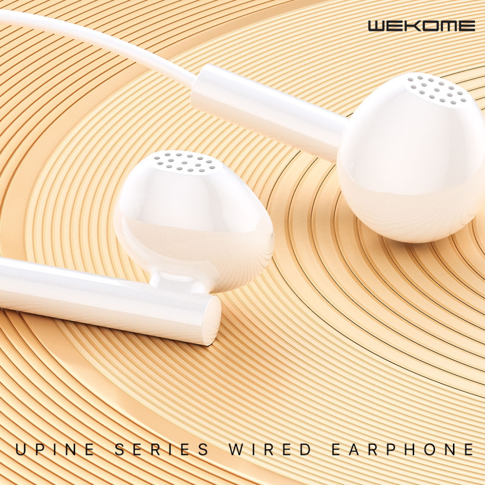 WEKOME  YA01 3.5MM UPINE SERIES WIRED EARPHONE (1.2M), Quality Wired Earphone