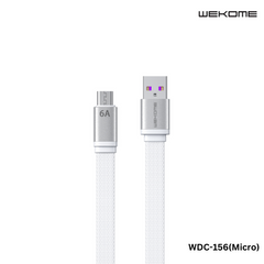 WK WDC-156 KINGKONG SERIES 2 6A SUPER FAST CHARGING DATA CABLE (1.5M)(6A), Micro Cable -White