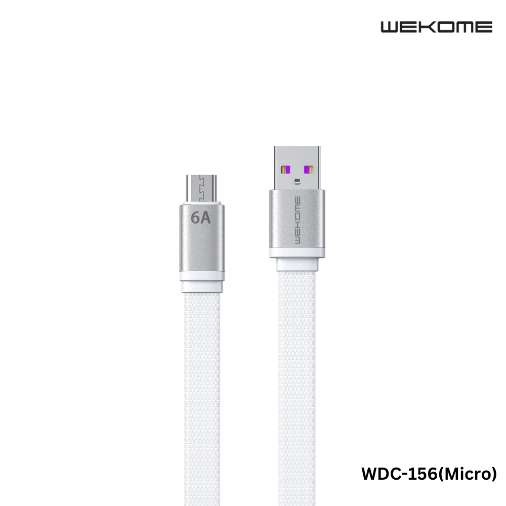 WEKOME Micro Cable WDC-156 KINGKONG SERIES 2 6A SUPER FAST CHAGING DATA CABLE (1.5M)(6A),-White