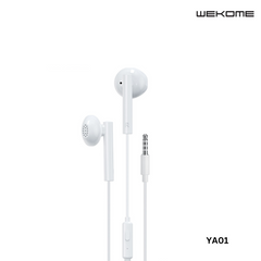 WEKOME  YA01 3.5MM UPINE SERIES WIRED EARPHONE (1.2M), Quality Wired Earphone