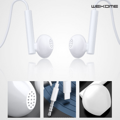 WEKOME  YA01 3.5MM UPINE SERIES WIRED EARPHONE (1.2M), Quality Wired Earphone