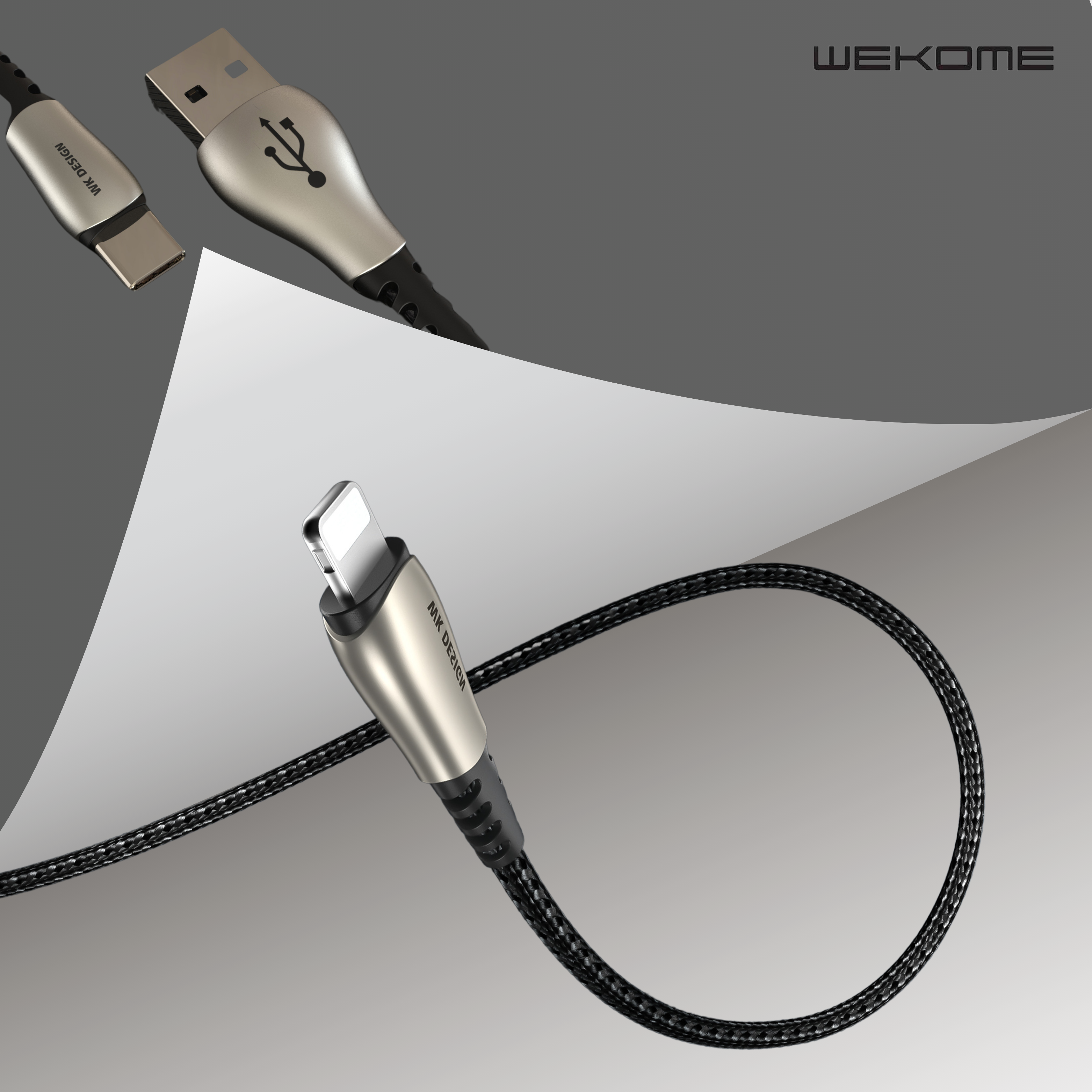 WK (WDC-089A) MAGOS DATA CABLE FOR TYPE-C Cable