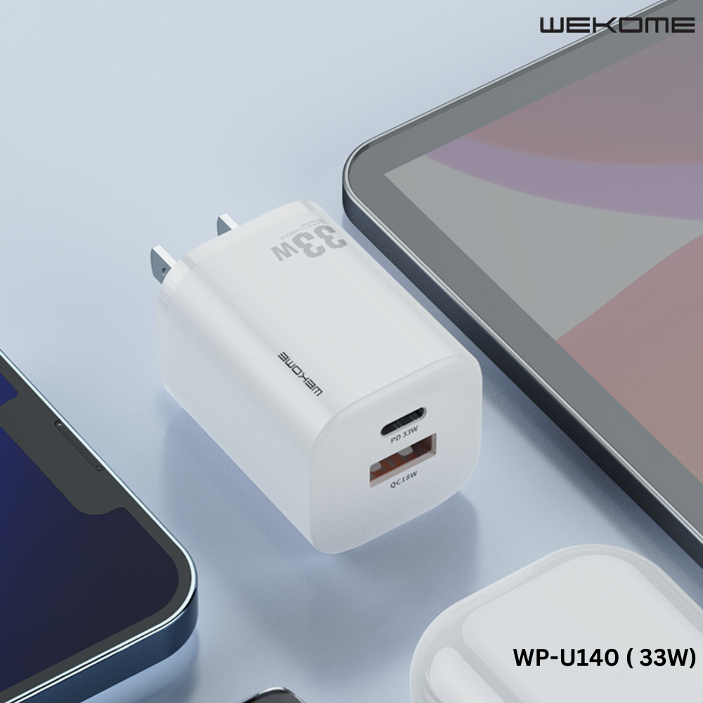 WK WP-U140 JINDIN SERIES 33W A+C FAST CHARGER (CN&US) (33W)