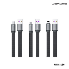 WEKOME Type C Cable WDC-156A KINGKONG SERIES 2 6A SUPER FAST CHAGING DATA CABLE (1.5M)(6A),-Black