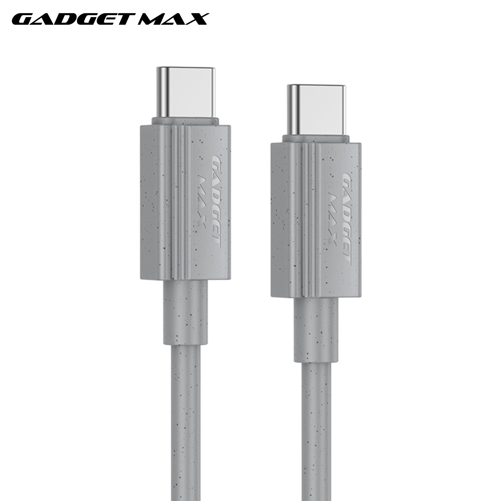 GADGET MAX - GX27 C-C TPE Series Type-C To Type-C Fast Charging Data Cable (60W) - Grey